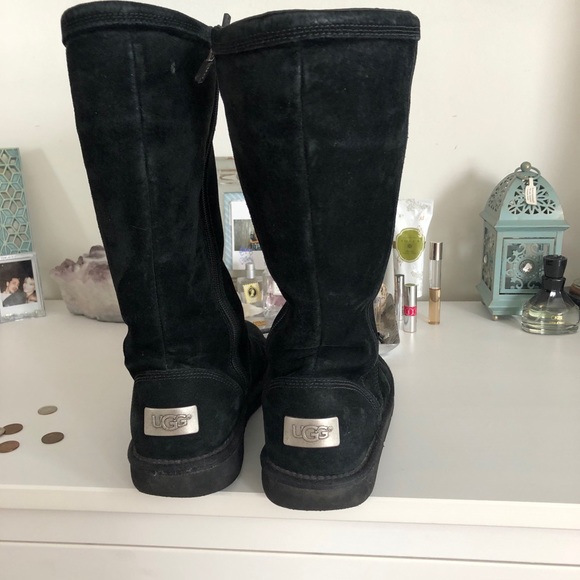 tall black uggs